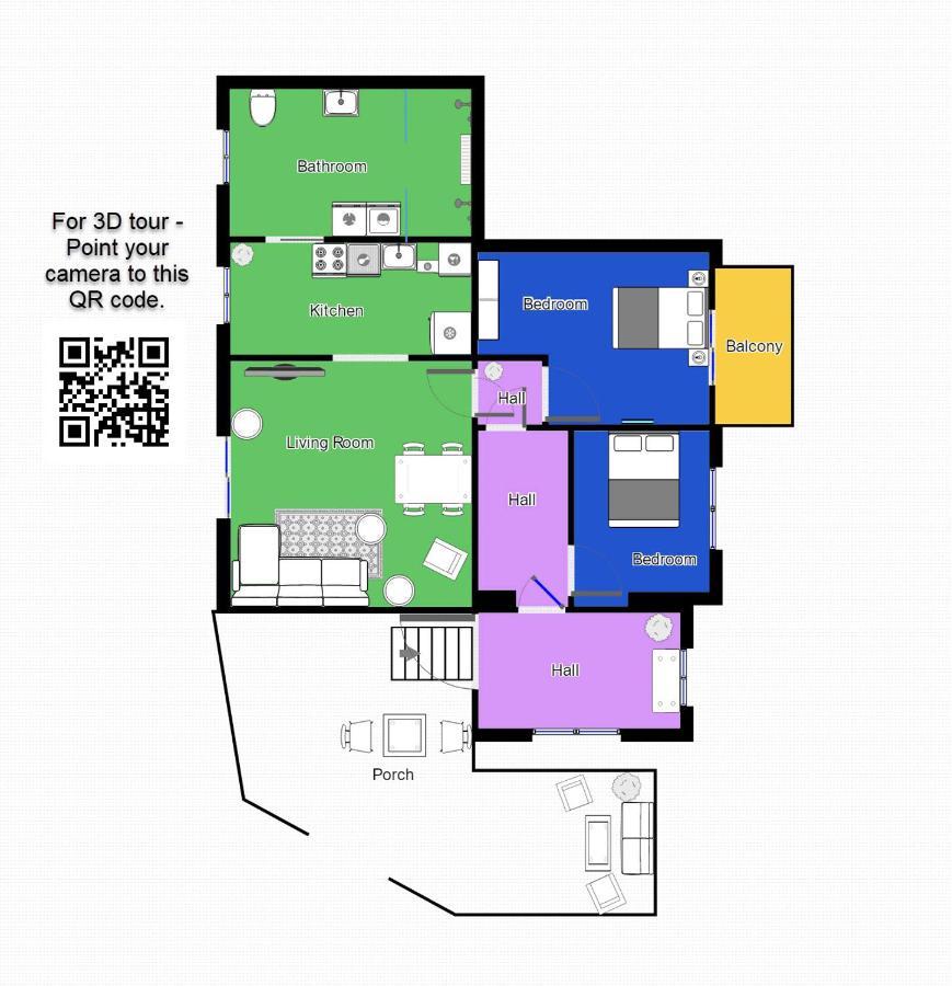 Aday - 2 Bedroom Apartment With Patio อัลบอร์ ภายนอก รูปภาพ